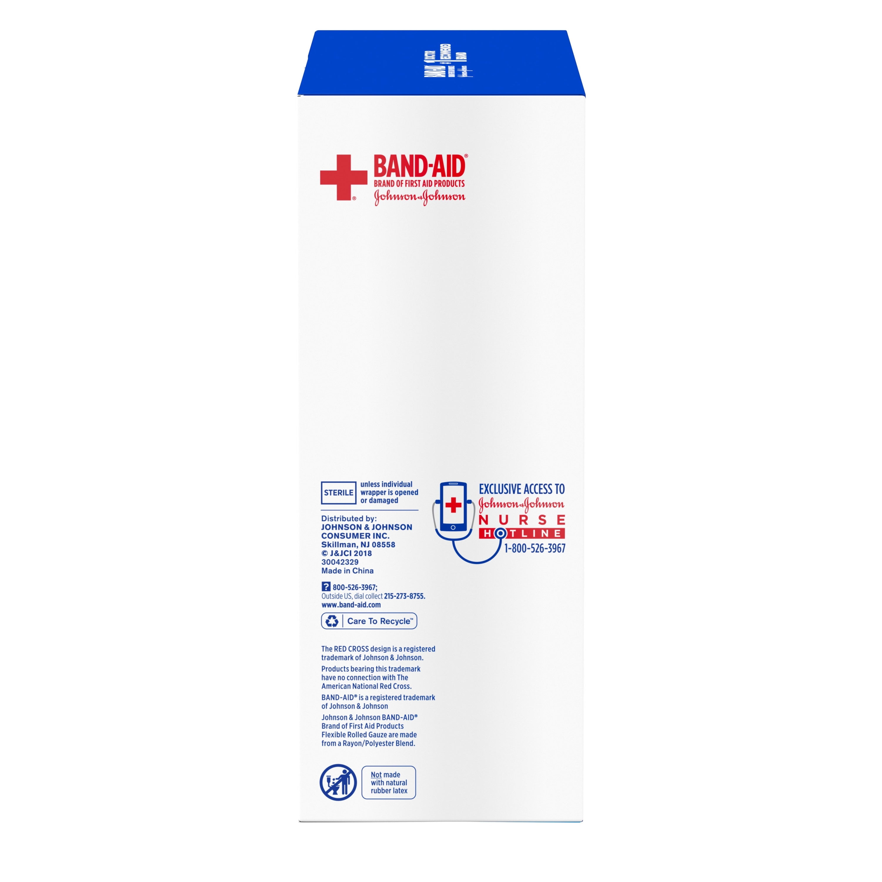 Band Aid Brand Flexible Rolled Medical Gauze 4in x 2.1yd 5 ct Kit