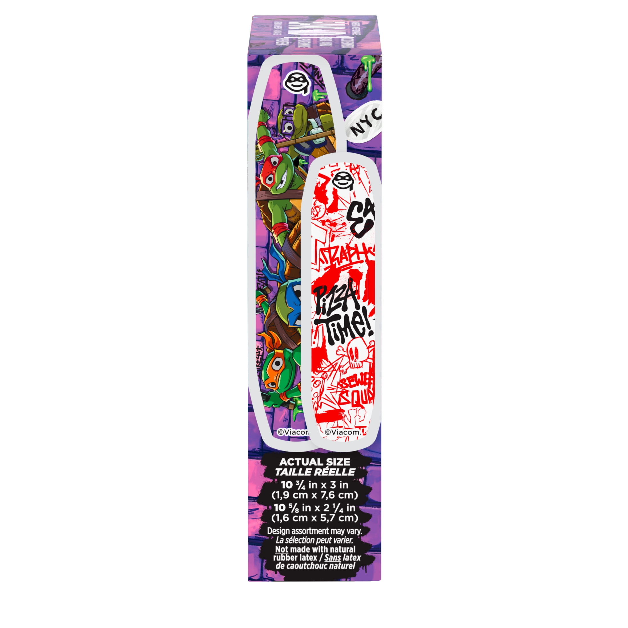 BAND-AID Brand Kid Bandages Nickelodeon TMNT Assorted 20 Ct