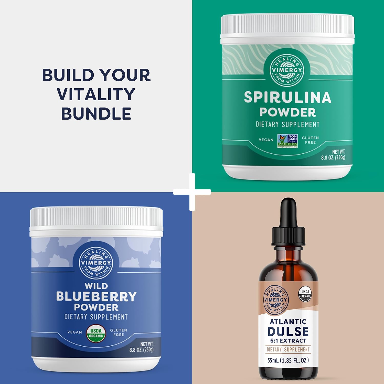 VIMERGY BARLEY GRASS JUICE POWDER CLEAN SUPERFOOD FORMULA FOR CARDIOVASCULAR HEALTH ORGANIC VEGAN GLUTEN-FREE 250G REGULAR SIZE