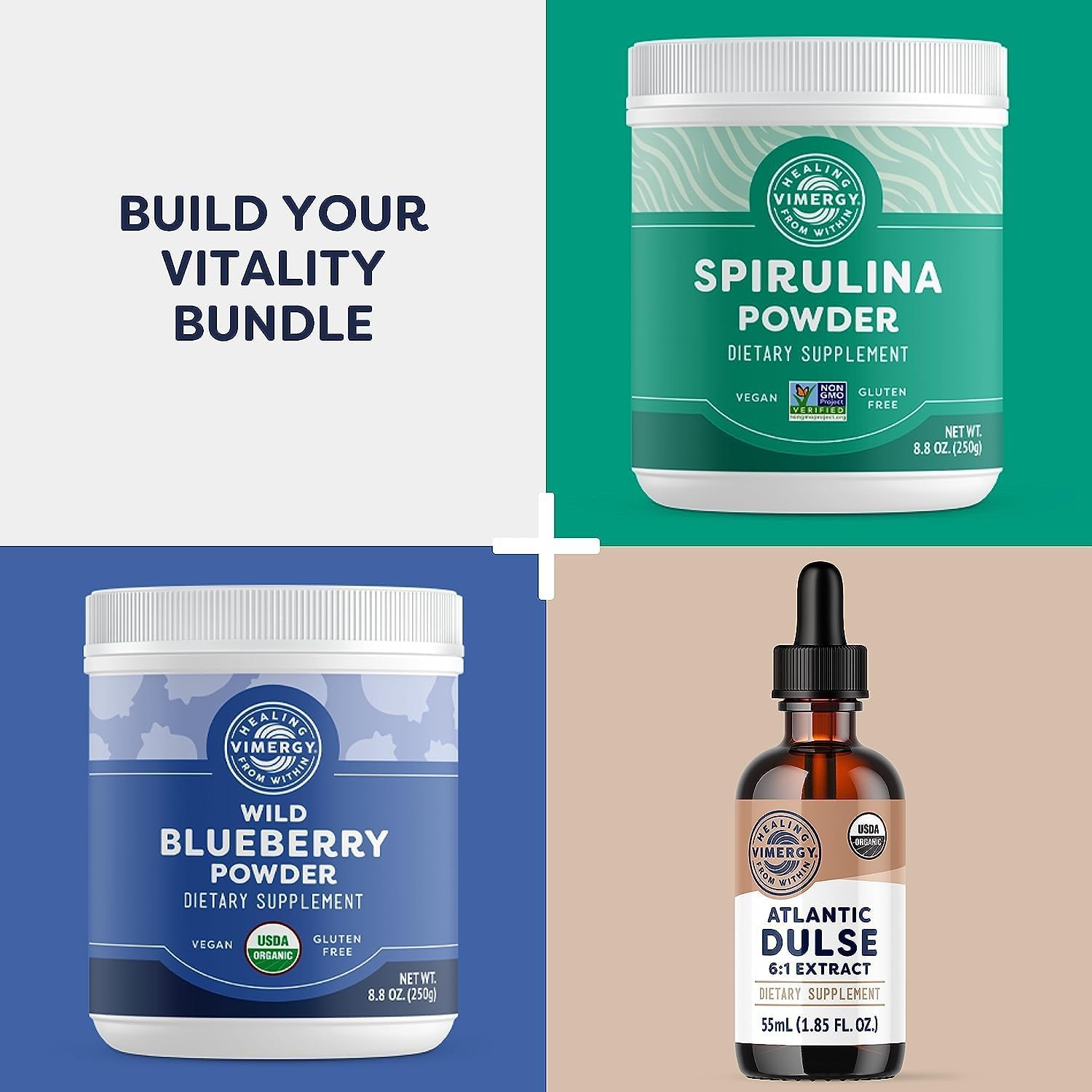 VIMERGY BARLEY GRASS JUICE POWDER CLEAN SUPERFOOD FORMULA FOR CARDIOVASCULAR HEALTH ORGANIC VEGAN GLUTEN-FREE 250G REGULAR SIZE