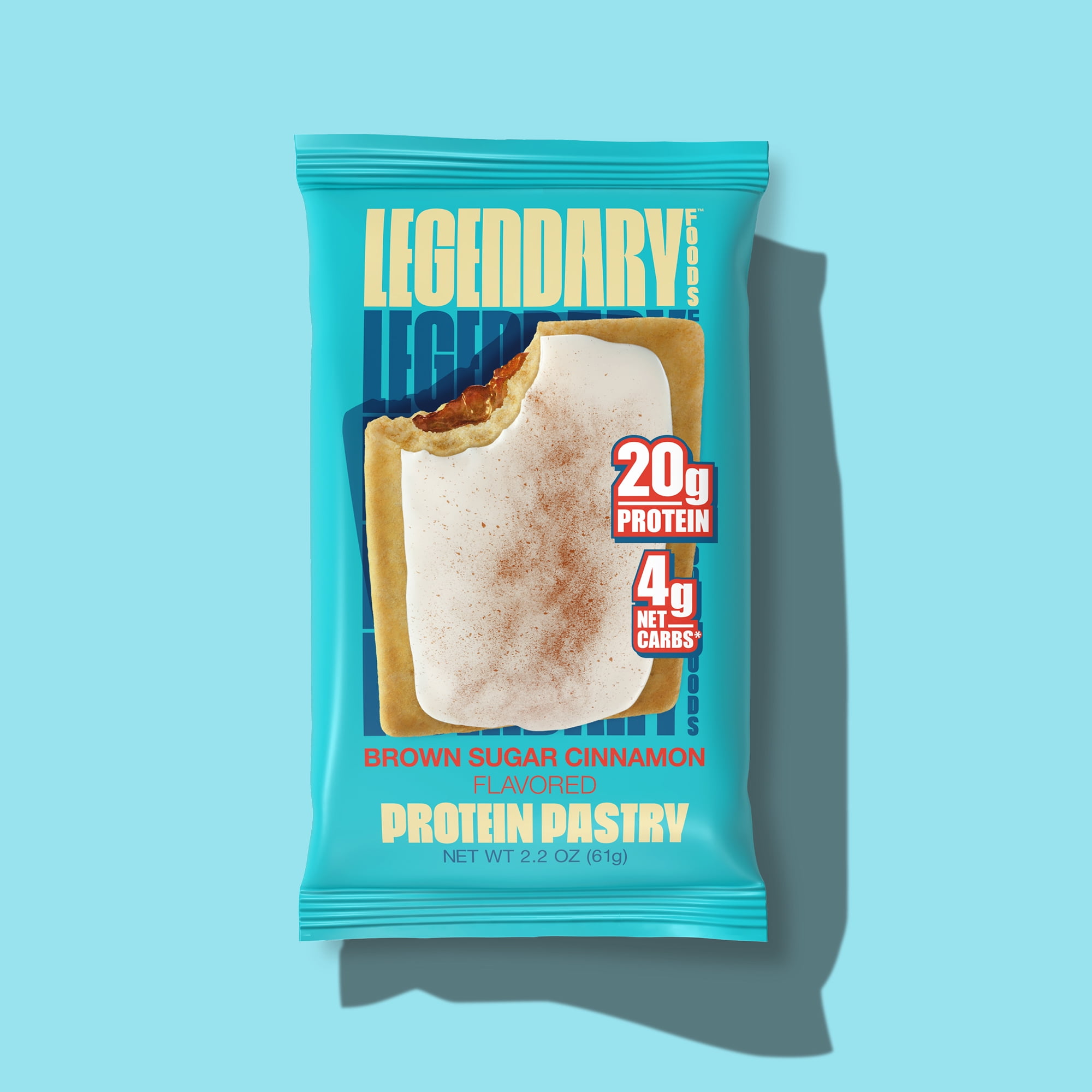 Legendary Cinnamon Protein Pastry Low Carb Snack Pack To Go 10 Count