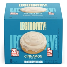 Legendary Foods Cinnamon Protein Sweet Roll Low Carb Snack Pack to Go 8 count