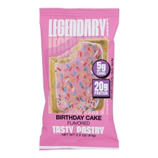 Legendary Foods Tstr Pastry Birthday Cake Case Of 10 2.2 Oz
