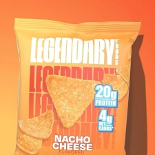 Legendary Foods Popped Protein Chips Nacho Cheese 7 Bags 1.2 oz