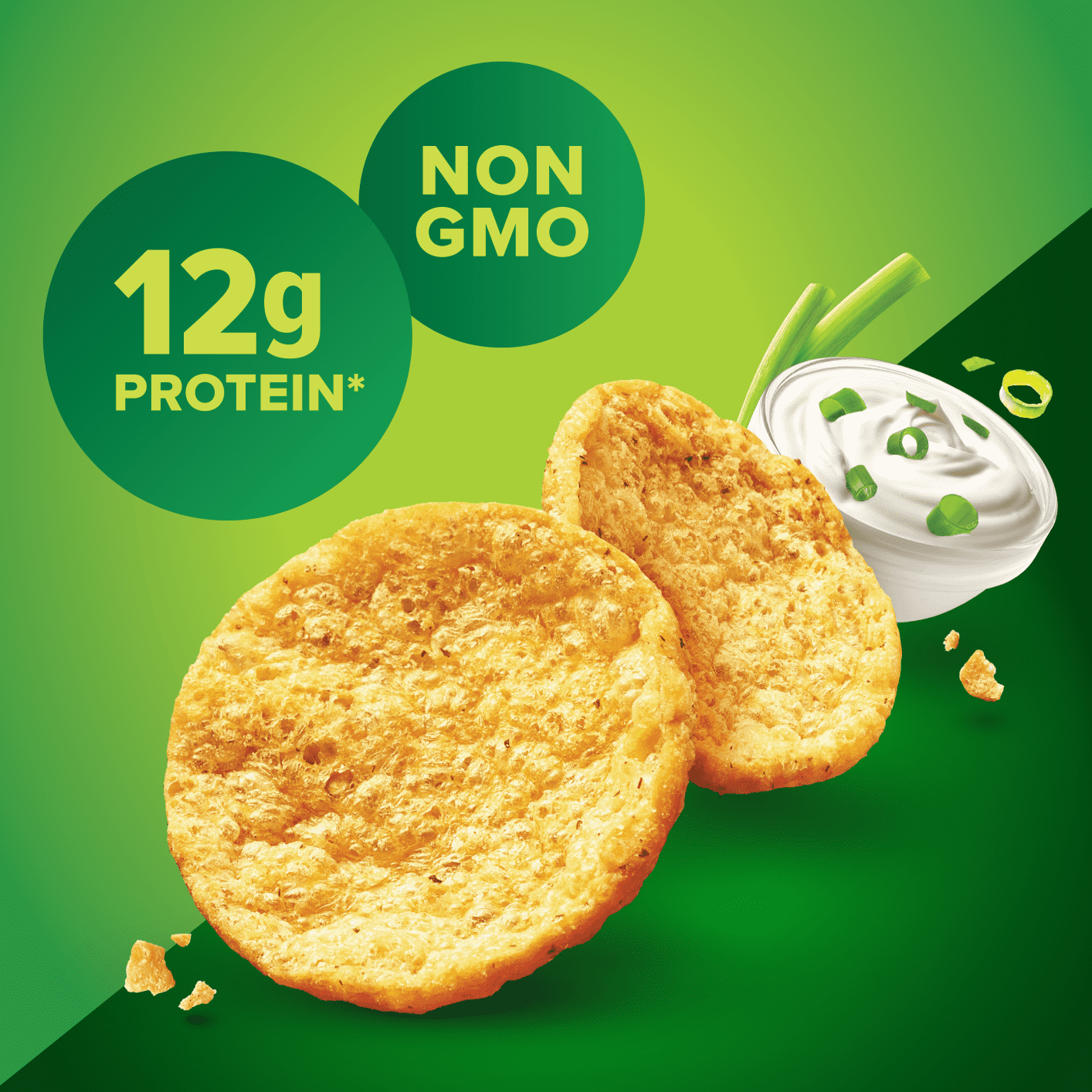 Pure Protein Popped Crisps Sour Cream and Onion 2 Pack