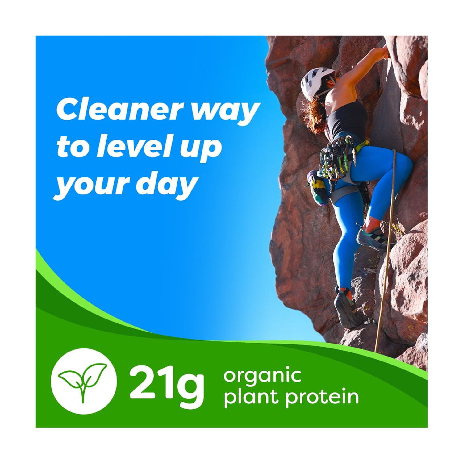 Orgain Organic Vegan Protein Powder Vanilla Bean 2.03lb Plant Based Shake Drink - 21g Protein