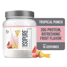 Isopure Infusions Whey Protein Isolate Tropical Punch 16 Servings