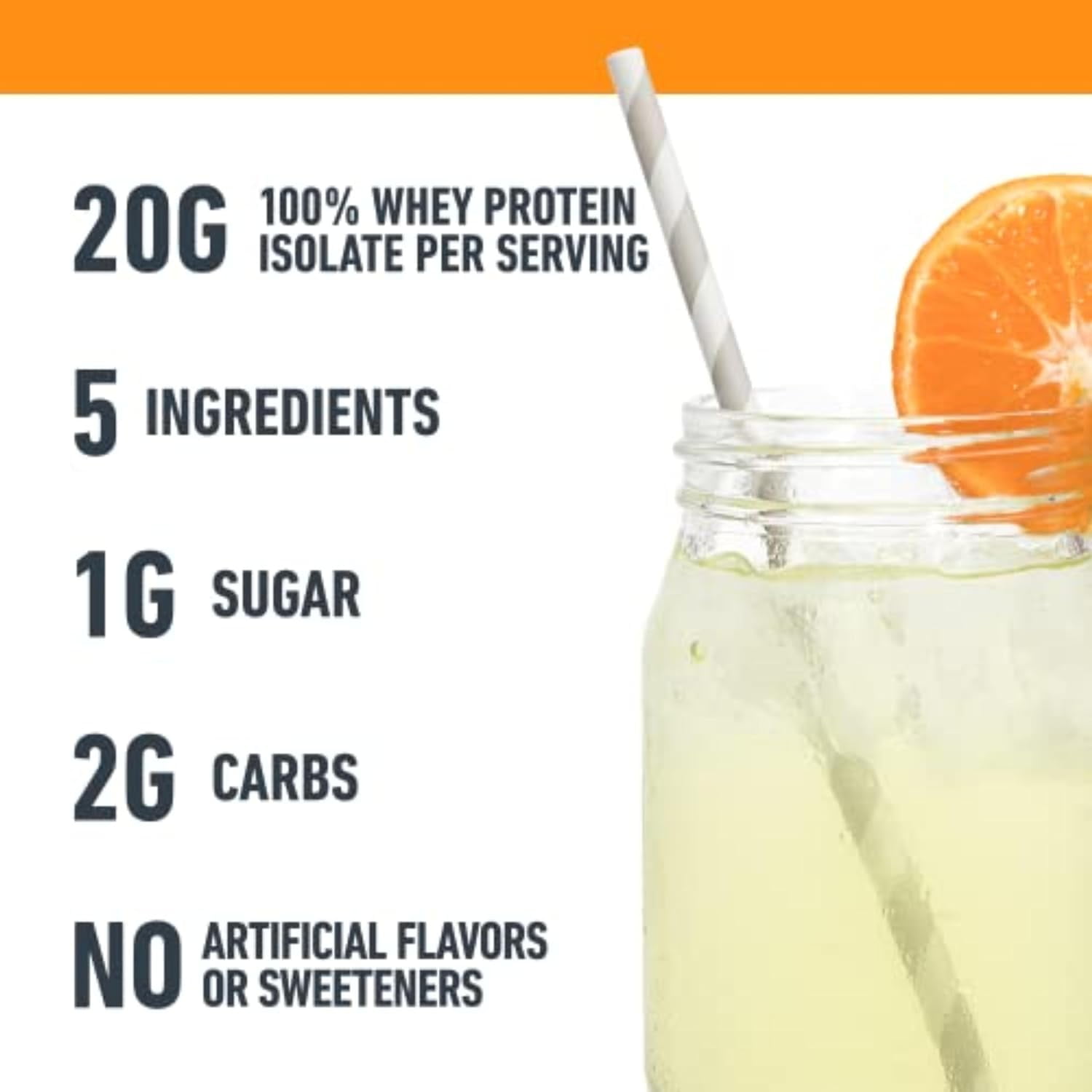 Isopure Infusions Citrus Lemonade Protein Powder 14.1 oz.