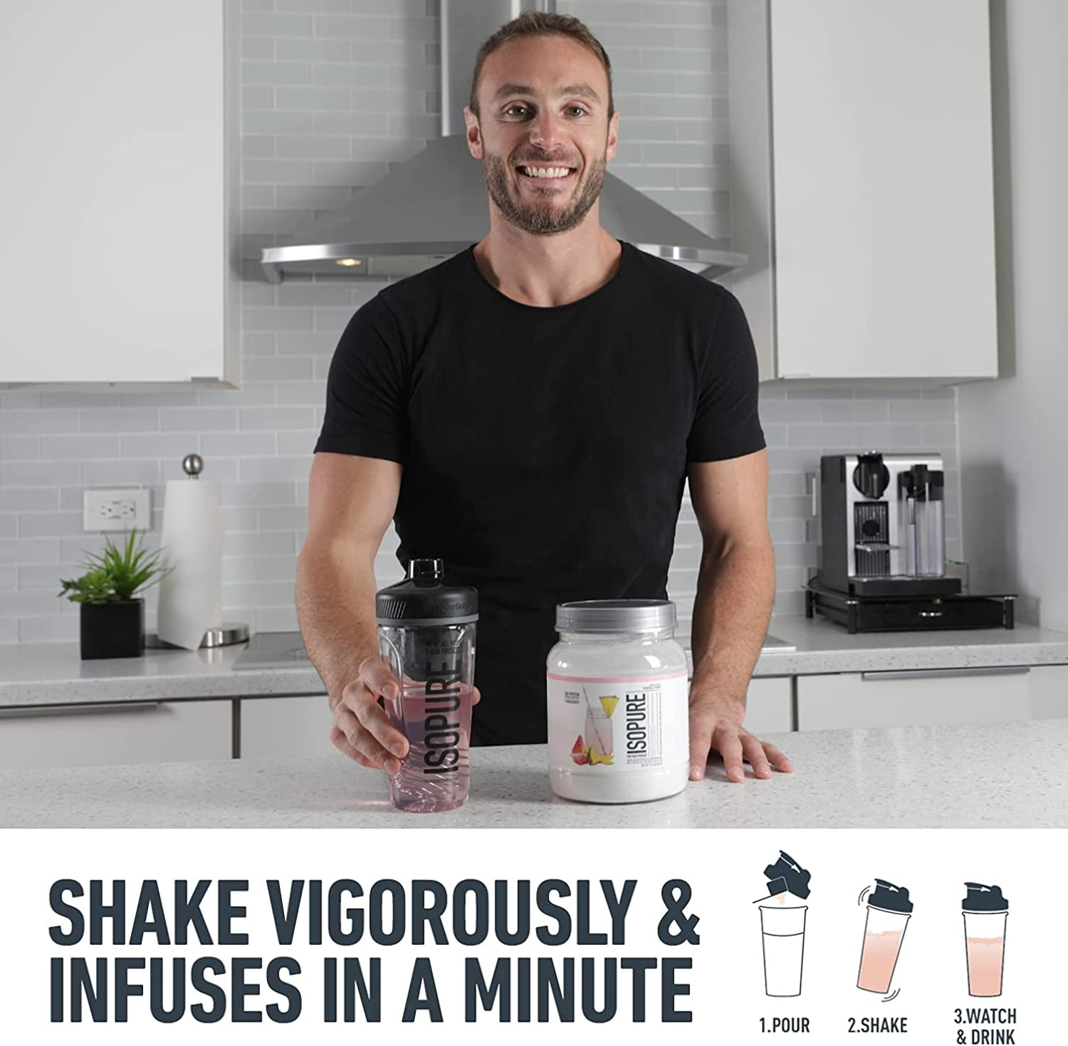 Isopure Infusions Watermelon Lime Protein Powder 14.1 oz 400 g