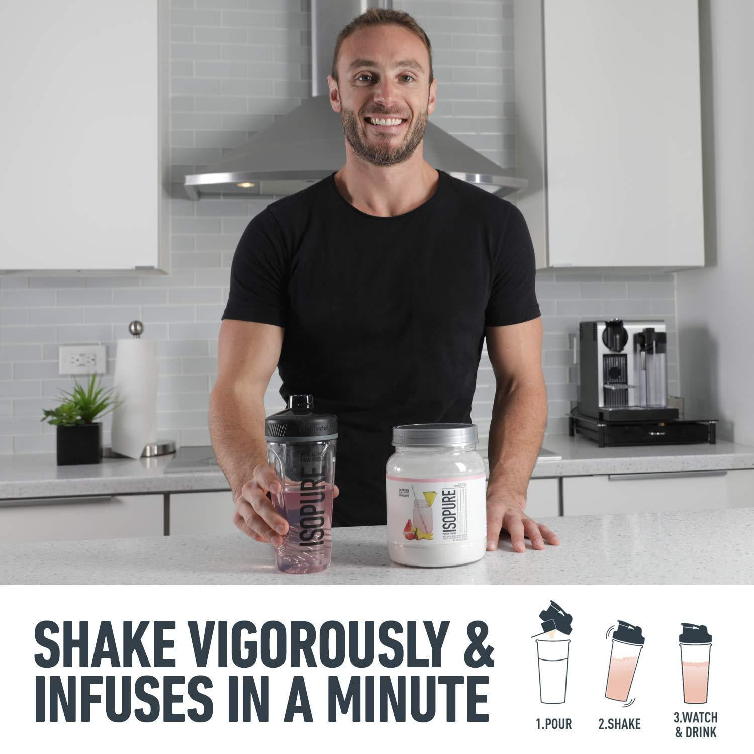 Isopure Infusions 100 Percent Whey Protein Isolate 20g Powder Mango Lime 14.1 oz 16 Servings