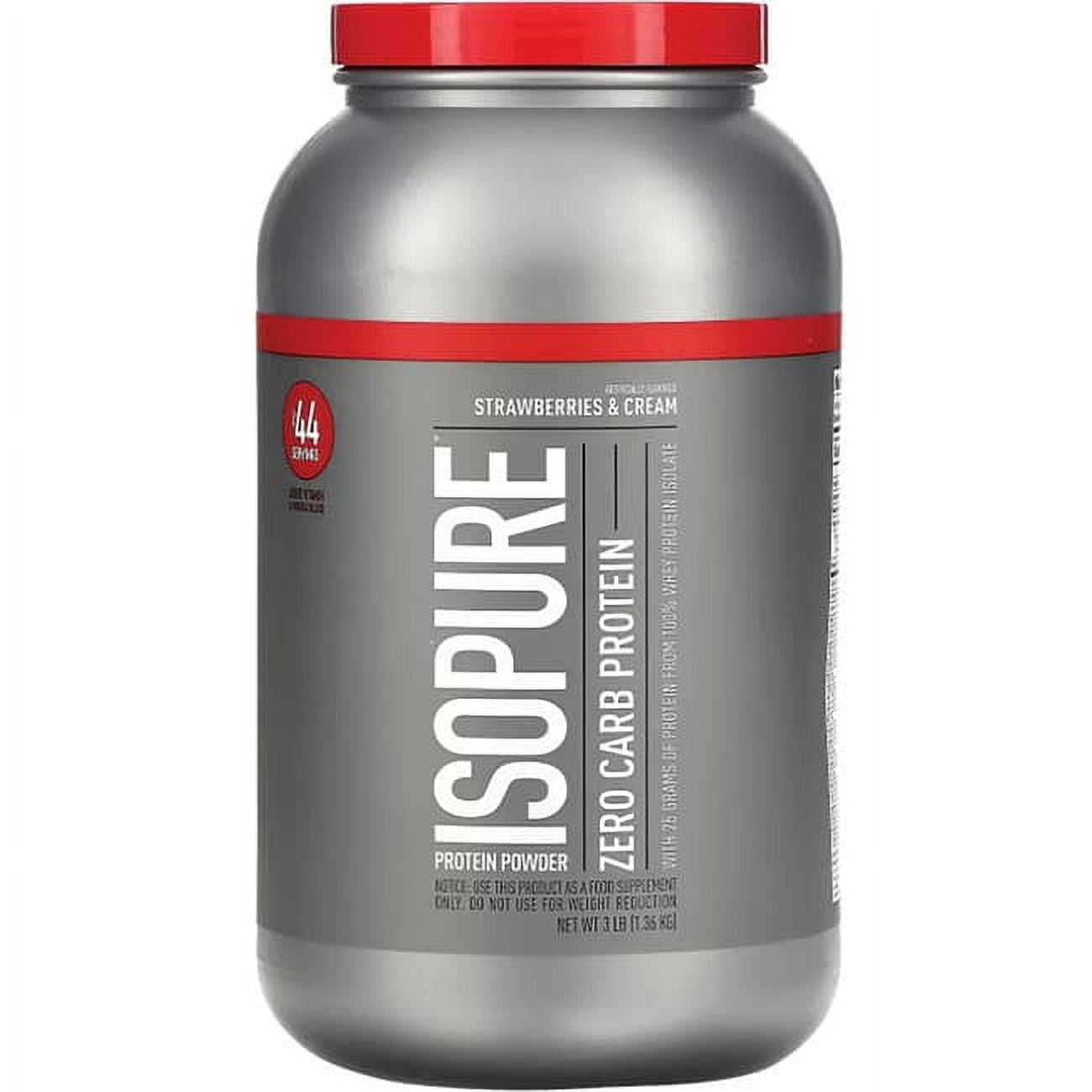 Isopure Zero Carb Protein Strawberries Cream