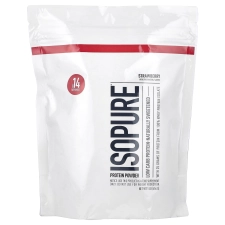 Isopure Low Carb Whey Protein Isolate Powder Strawberry 1 lb 14 Servings - 25g Protein