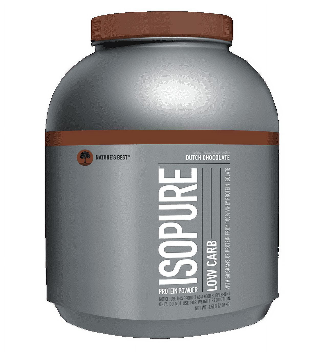 Isopure Low Carb Chocolate Protein Powder 25g Protein 4.5lb 72oz