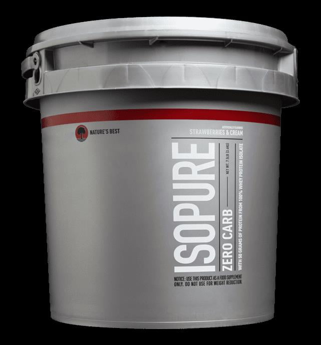 Isopure Zero Carb Strawberries & Cream 7.5 lb 111 Servings