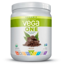 Vega One Organic Mocha Plant Protein Powder 20g Protein 12.7oz