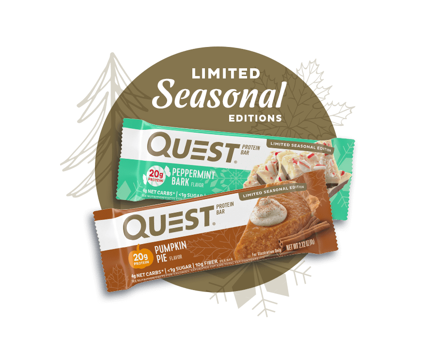 Quest Nutrition Protein Bar 21g Protein Limited Edition Peppermint Bark 12 Count