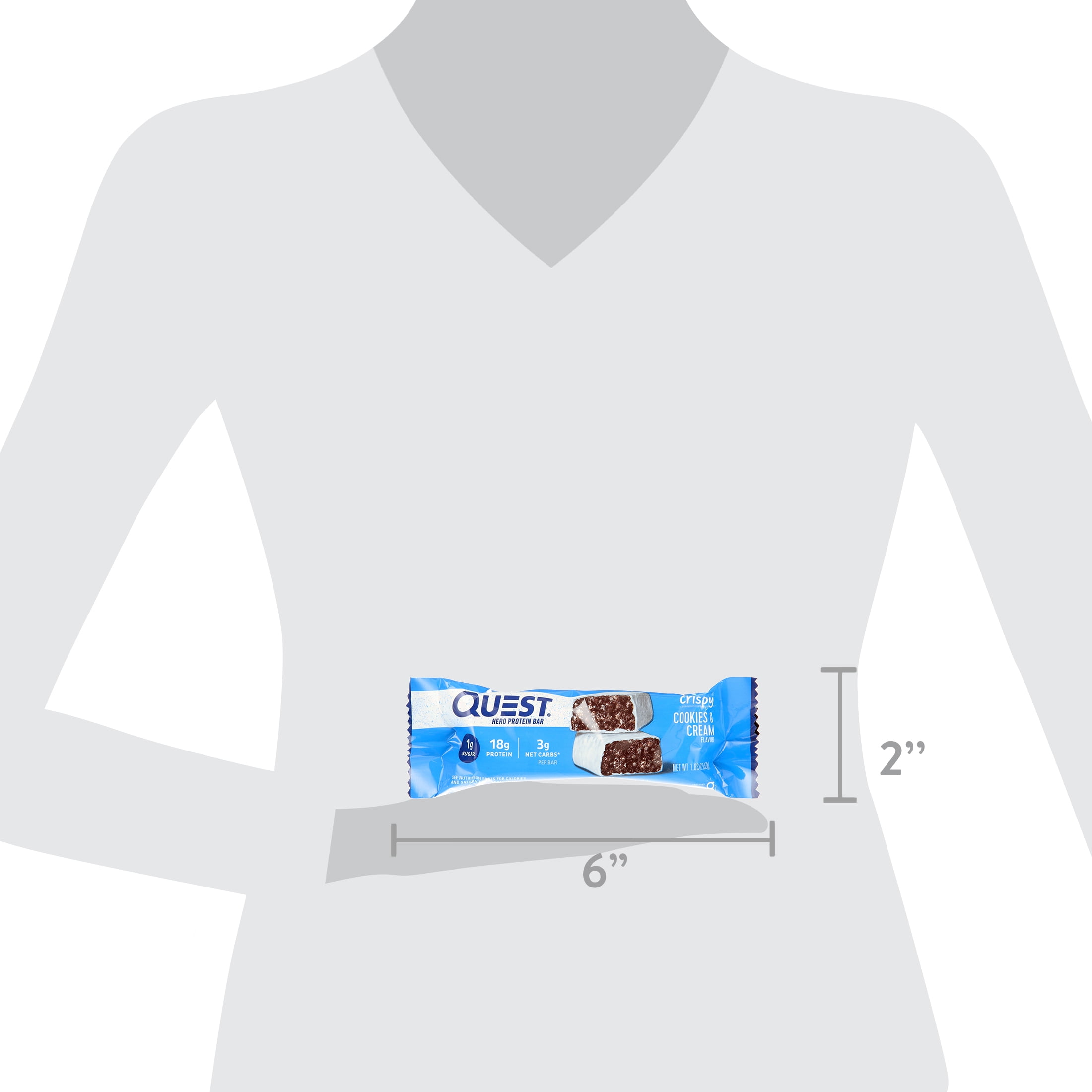 Quest Cookies and Creme Hero Bar 12 Count Pack