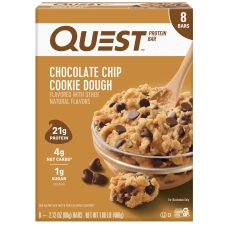 Quest Chocolate Chip Cookie Dough Protein Bar 8 Pack