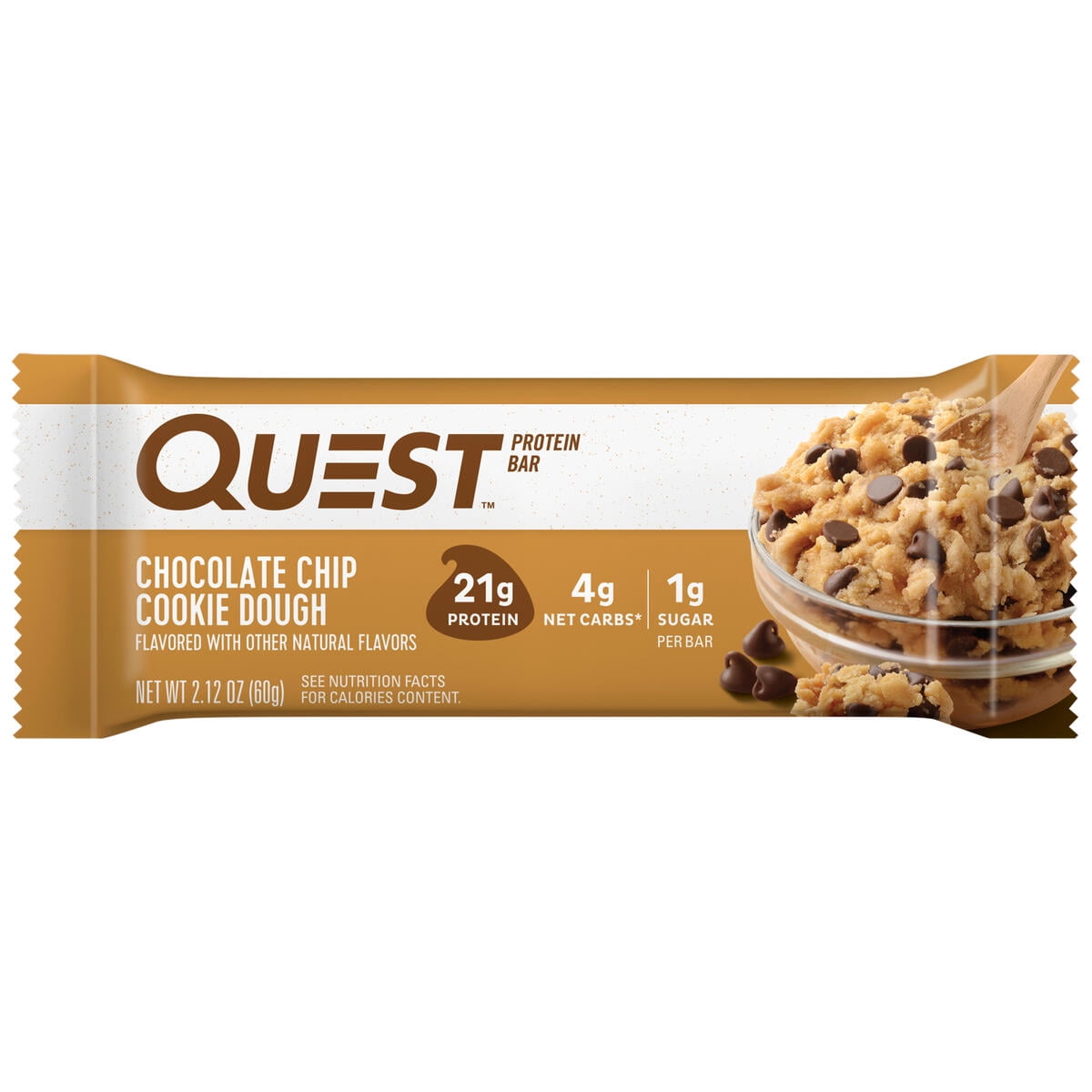 Quest Chocolate Chip Cookie Dough Protein Bar 8 Pack
