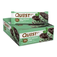 Quest Mint Chocolate Chunk Protein Bar 20g Protein Gluten Free 12 Count