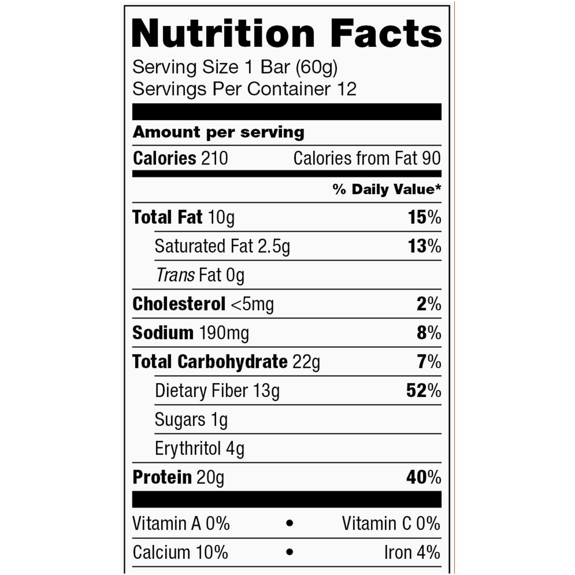 Quest Chocolate Peanut Butter Protein Bar Gluten Free 12 Count 20g Protein