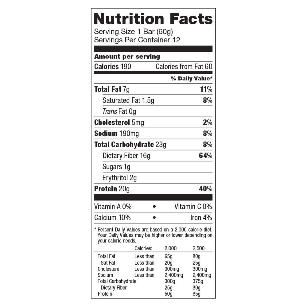 Quest Oatmeal Chocolate Chip Protein Bars 20g Protein 4 Count