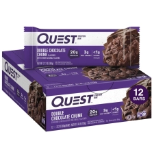 Quest Protein Bar Double Chocolate Chunk High Protein Gluten Free 12 Count