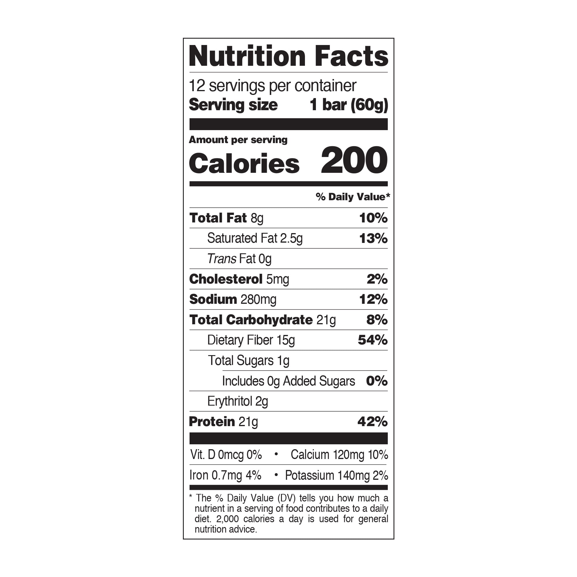 Quest Protein Bar Cookies Cream 21g Protein 12 Count