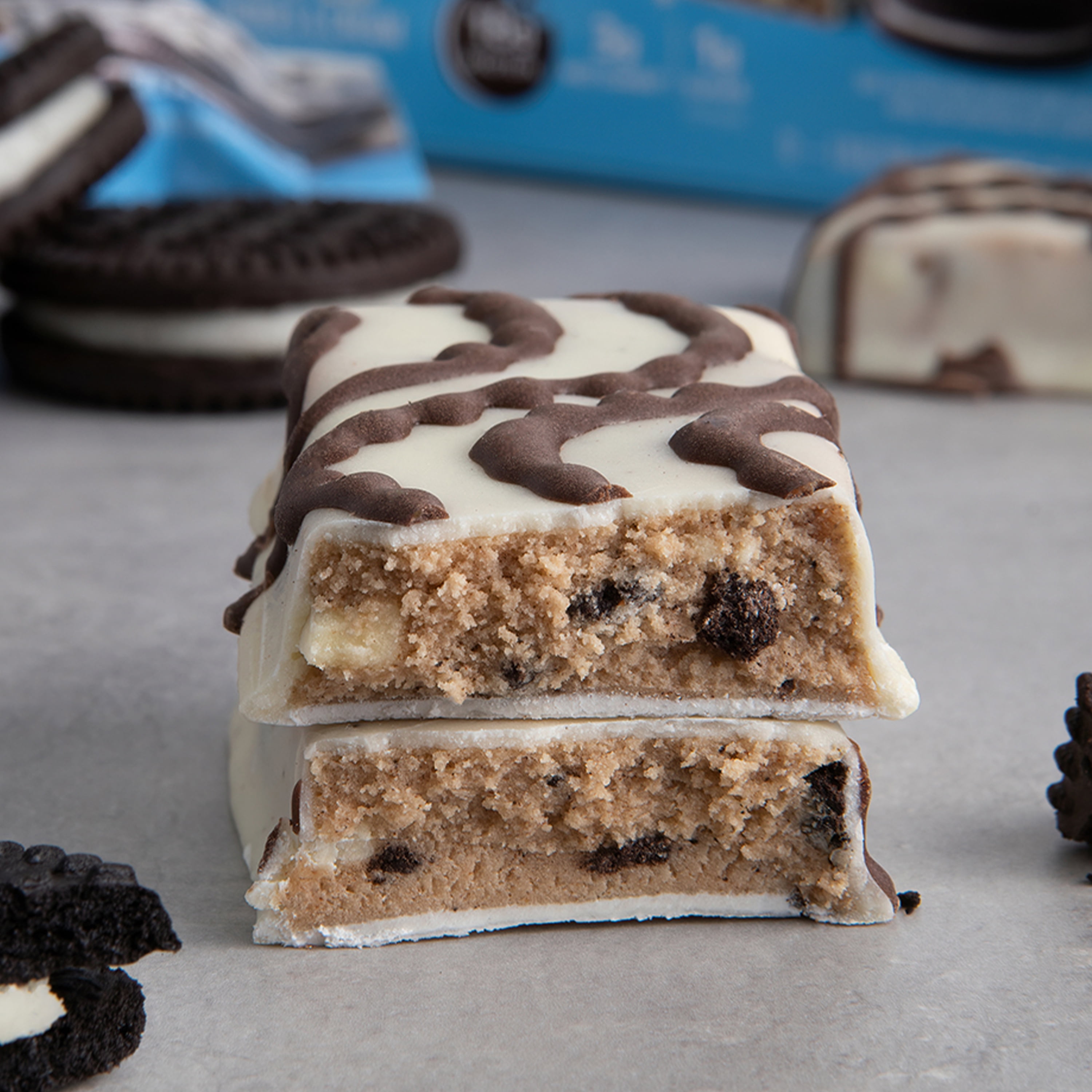 Quest Dipped Protein Bars Low Sugar High Protein Cookies and Cream 12 Count