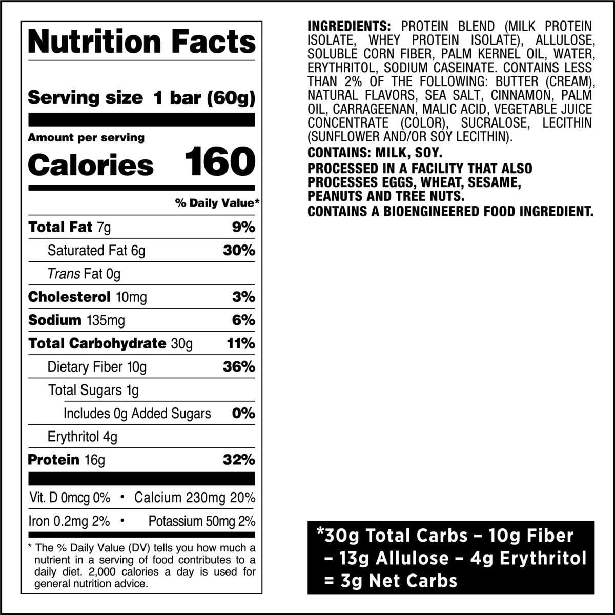 Quest Nutrition Blueberry Cobbler Hero Protein Bar Low Carb High Protein 12 Count