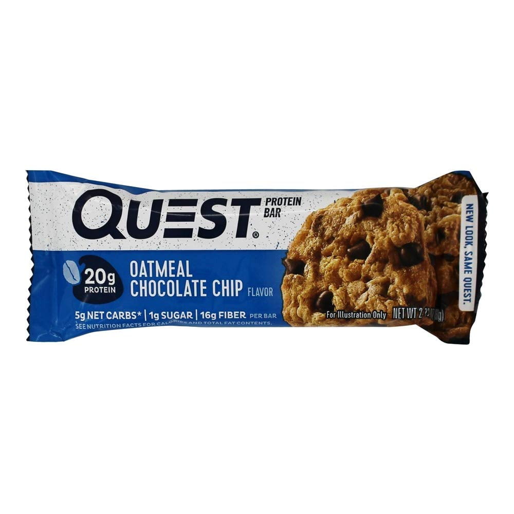 Quest Nutrition Protein Bar - Oatmeal Chocolate Chip Flavor - 2.1 Oz Bar - Pack of 1