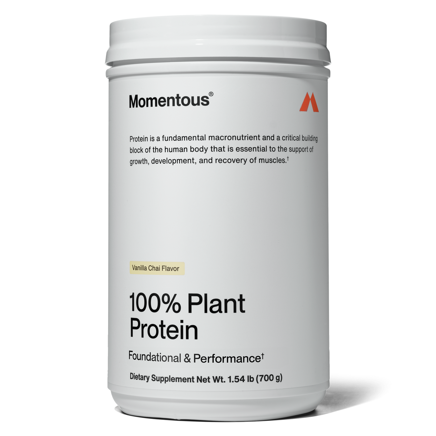 Momentous Essential Plant-Based Protein Vanilla Chai 700g