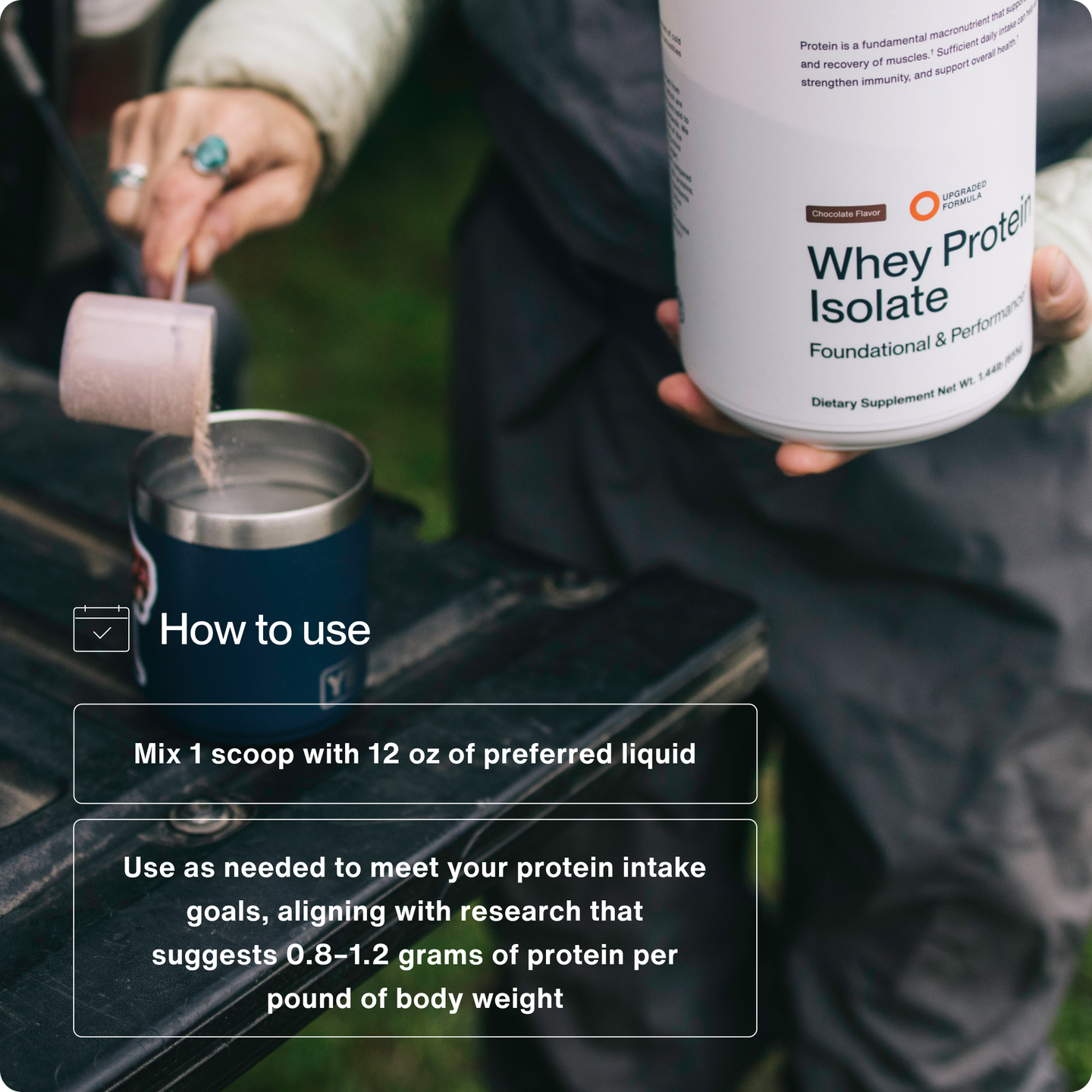 Momentous Grass Fed Whey Protein Isolate Powder
