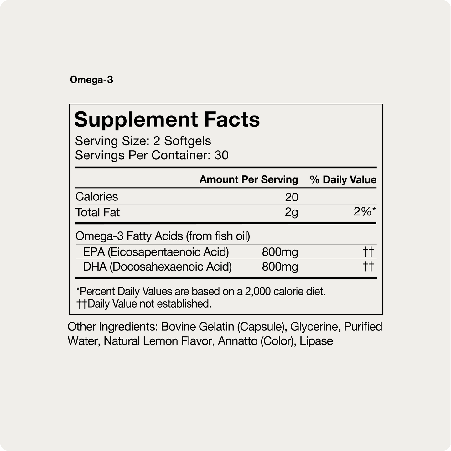 Momentous Omega 3 - 60 Jel