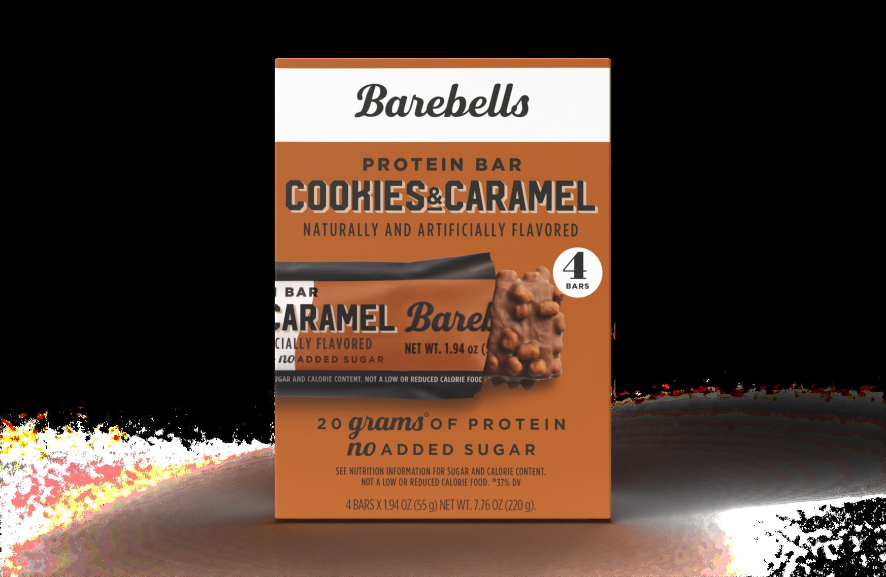 Barebells Protein Bars with 20g Protein 1.9oz Bars Cookies Caramel 4 Count