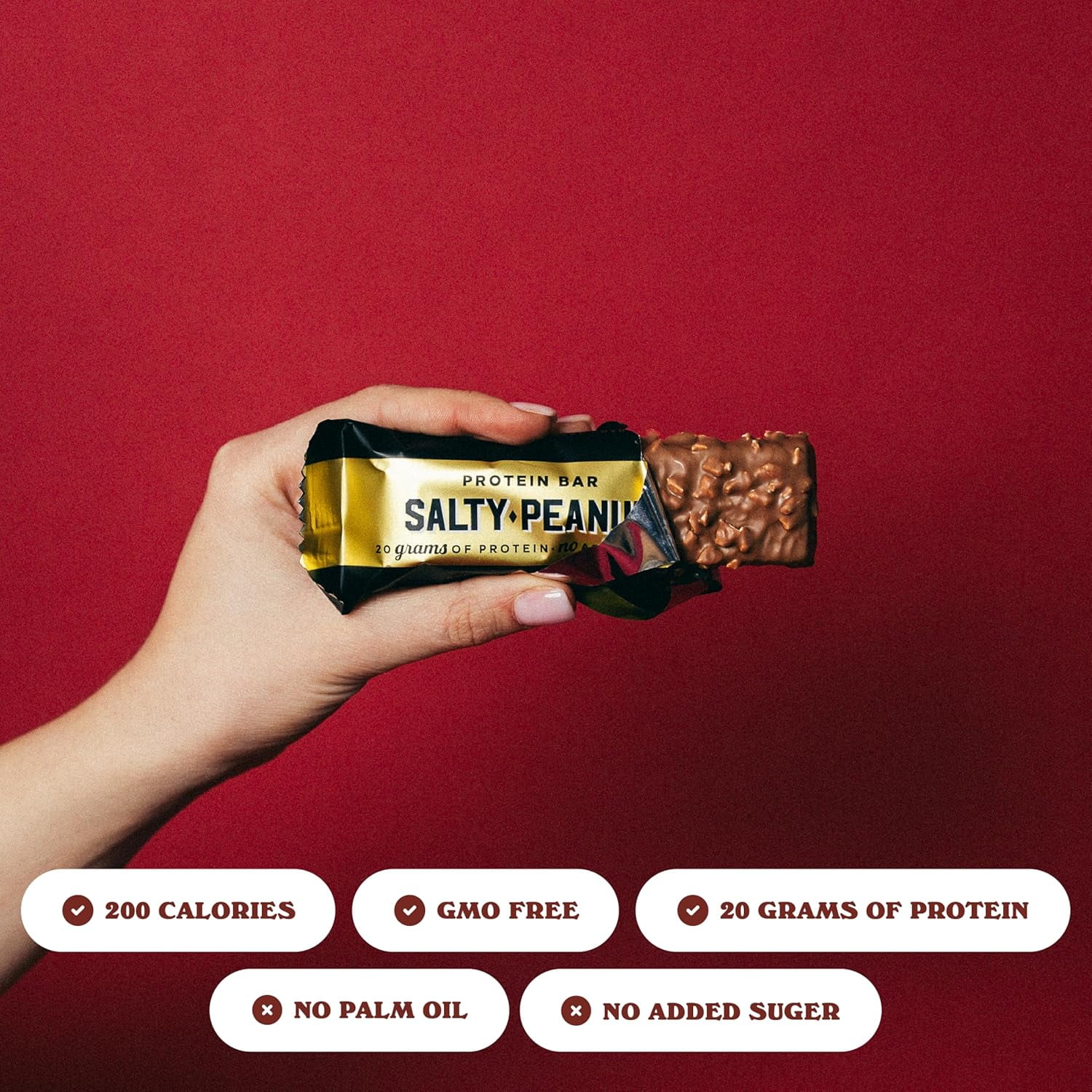 Barebells High Protein Salty Peanut Bars 20g 1.9oz - Box of 12