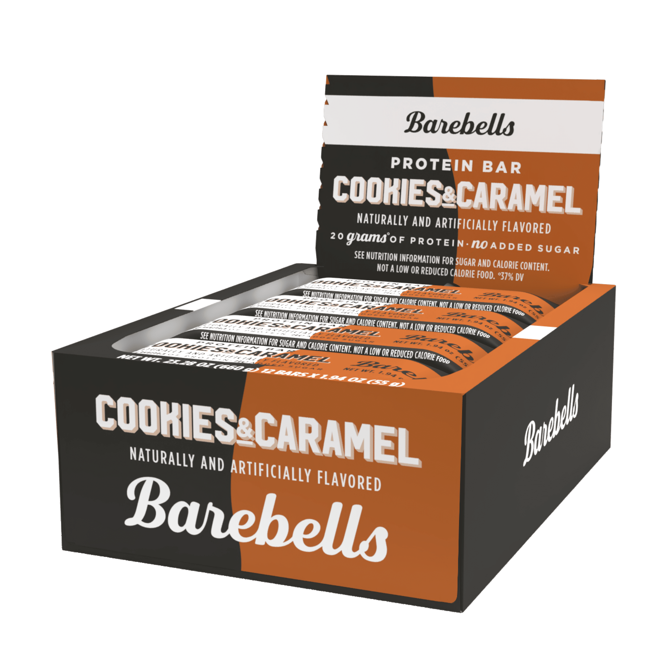 Barebells Protein Bars 20g High Protein 1.9oz Cookies & Caramel 12 Count