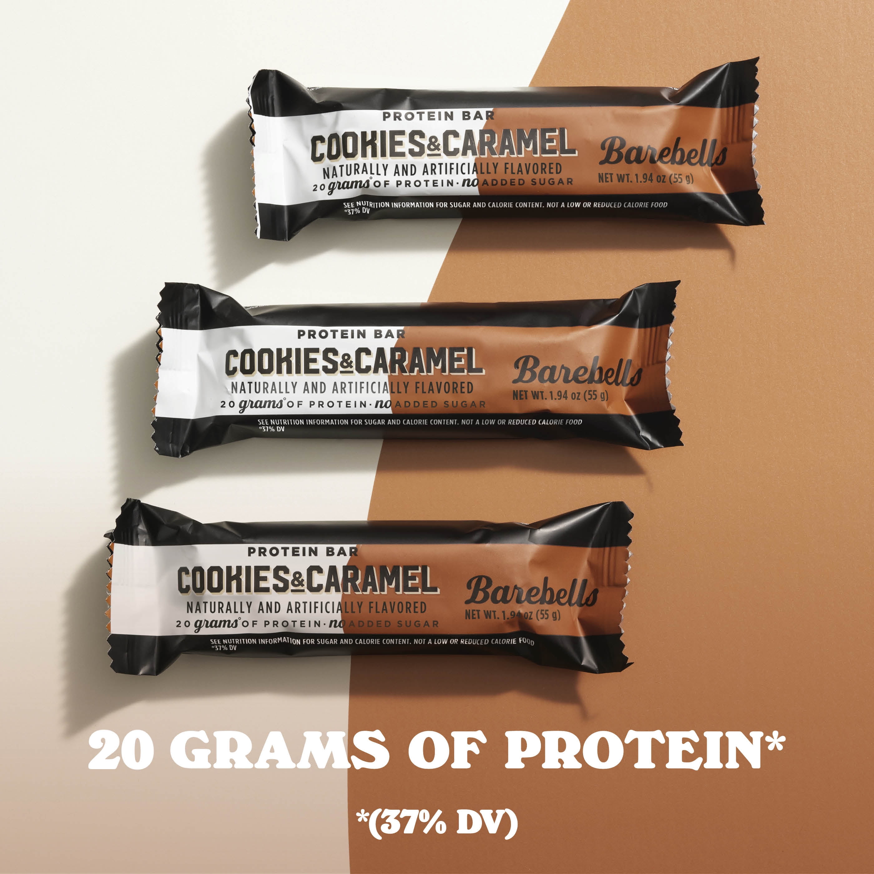 Barebells Protein Bars 20g High Protein 1.9oz Cookies & Caramel 12 Count