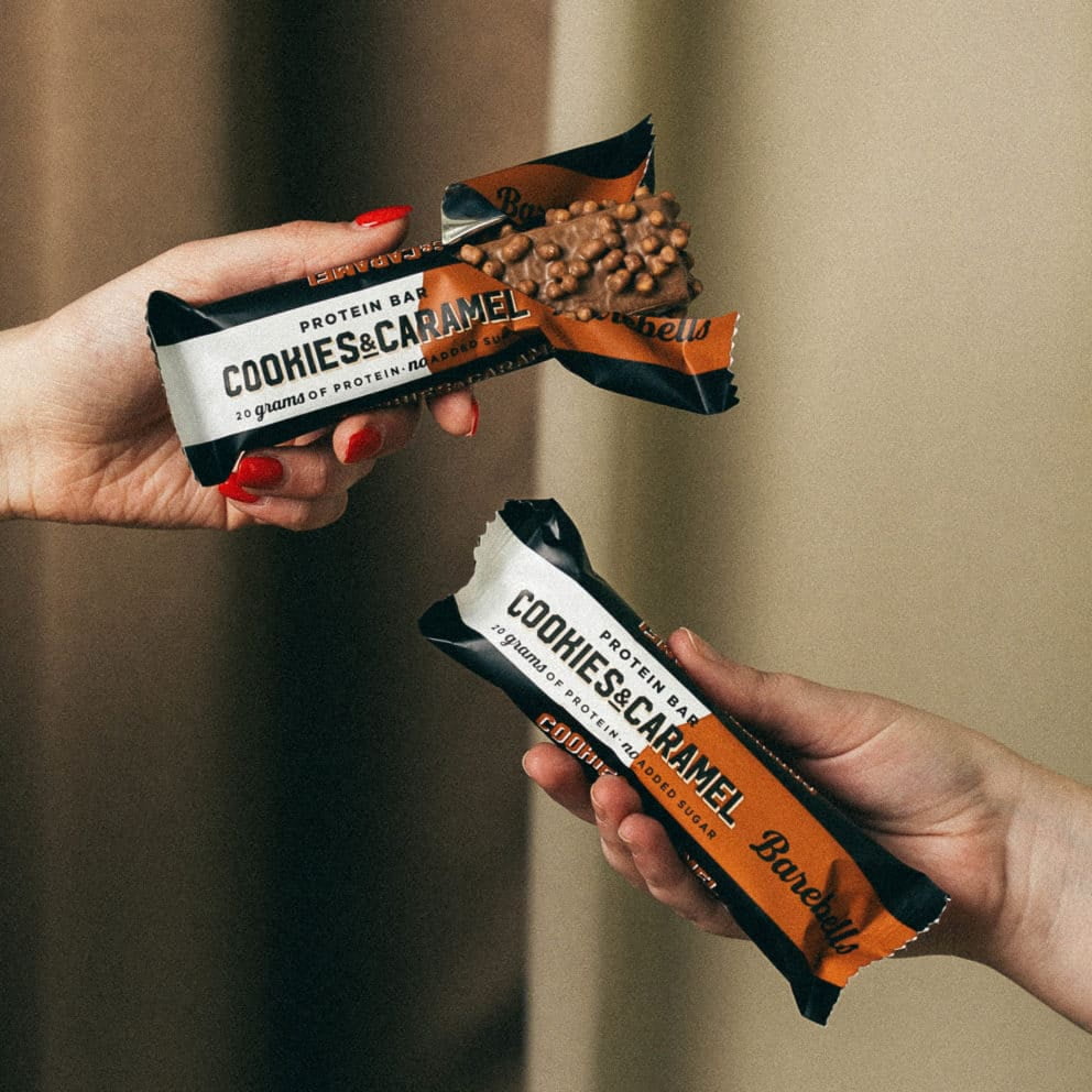 Barebells Protein Bars 20g High Protein 1.9oz Cookies & Caramel 12 Count