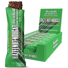 Barebells Hazelnut Nougat Vegan Protein Bars 15g High Protein 1.9oz 12 Count