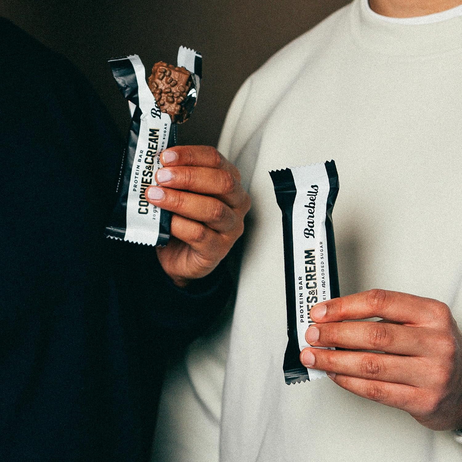 Barebells Cookies & Cream Protein Bars 20g High Protein 1.9oz 12 Count