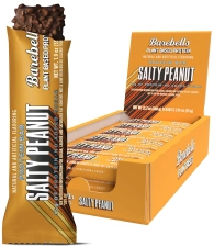 Barebells Vegan Protein Bar AIF4 Salty Peanut 12 Count Plant Based High Protein Snacks 15g Chocolate 1g Sugar