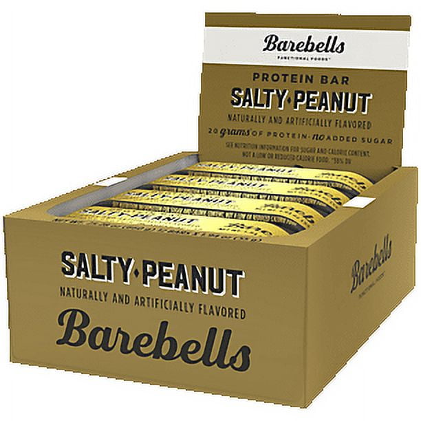Barebells High Protein Salty Peanut Bars 20g 1.9oz 12 Count