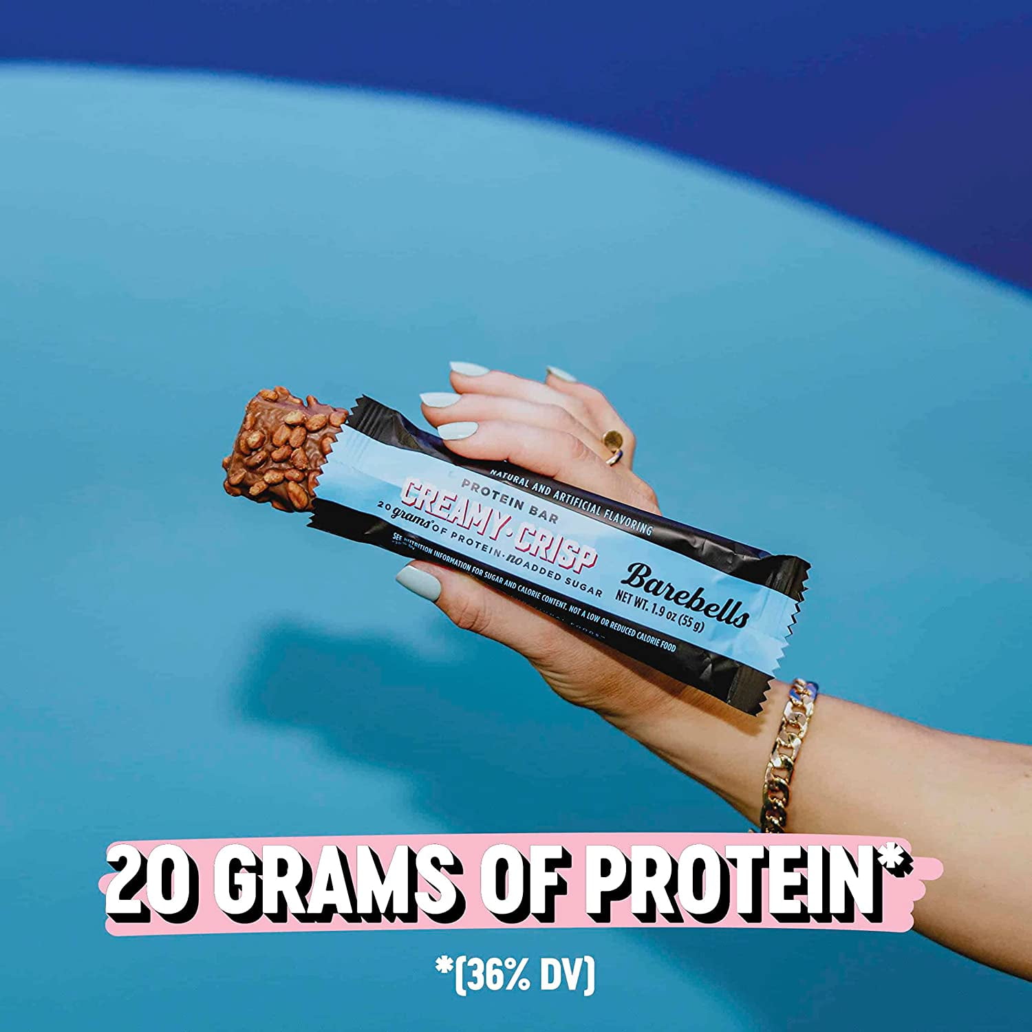 Barebells Protein Bars 20g High Protein 1.9oz Creamy Crisp 24 Count