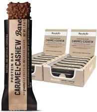 Barebells Caramel Cashew Protein Bars 12 Count Pack of 2 High Protein Snacks 20g Chocolate Bar 1g Total Sugars