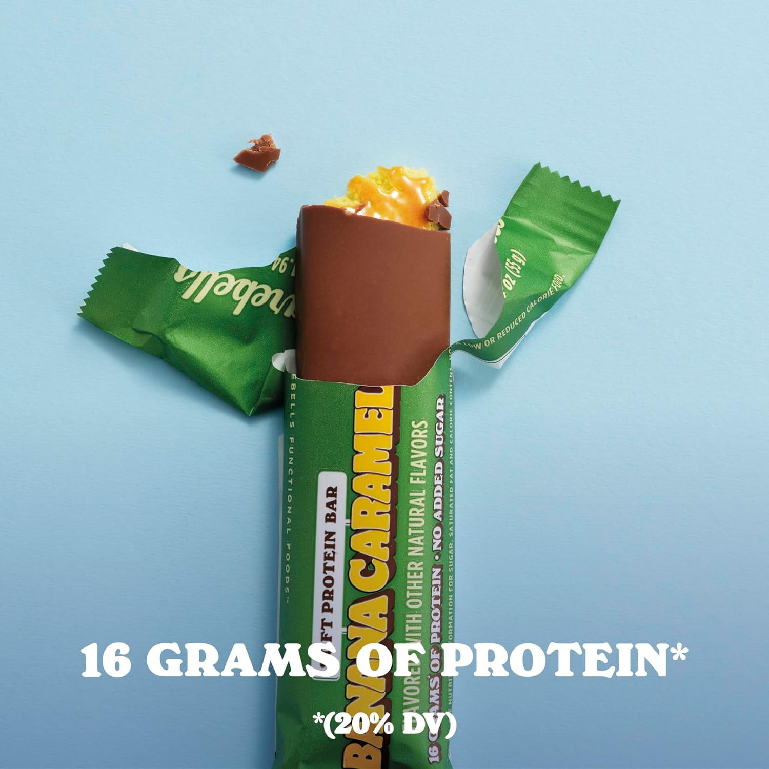Barebells Soft Protein Bars 16g High Protein 1.9oz Banana Caramel 24 Count