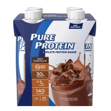 Pure Protein Shake Rich Chocolate 30g Protein Gluten Free 11 fl oz 4 Ct