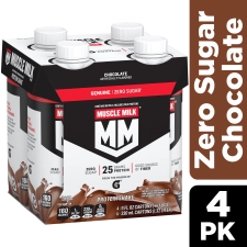 Muscle Milk Chocolate Protein Shake 11 fl oz Carton 4 Pack
