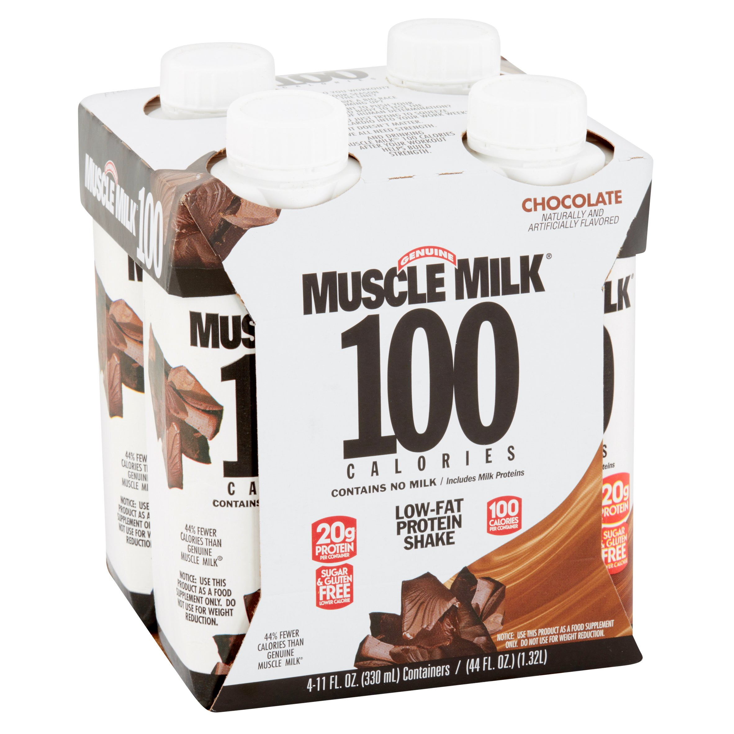 Muscle Milk Chocolate Non-Dairy Protein Shake 4 Pack