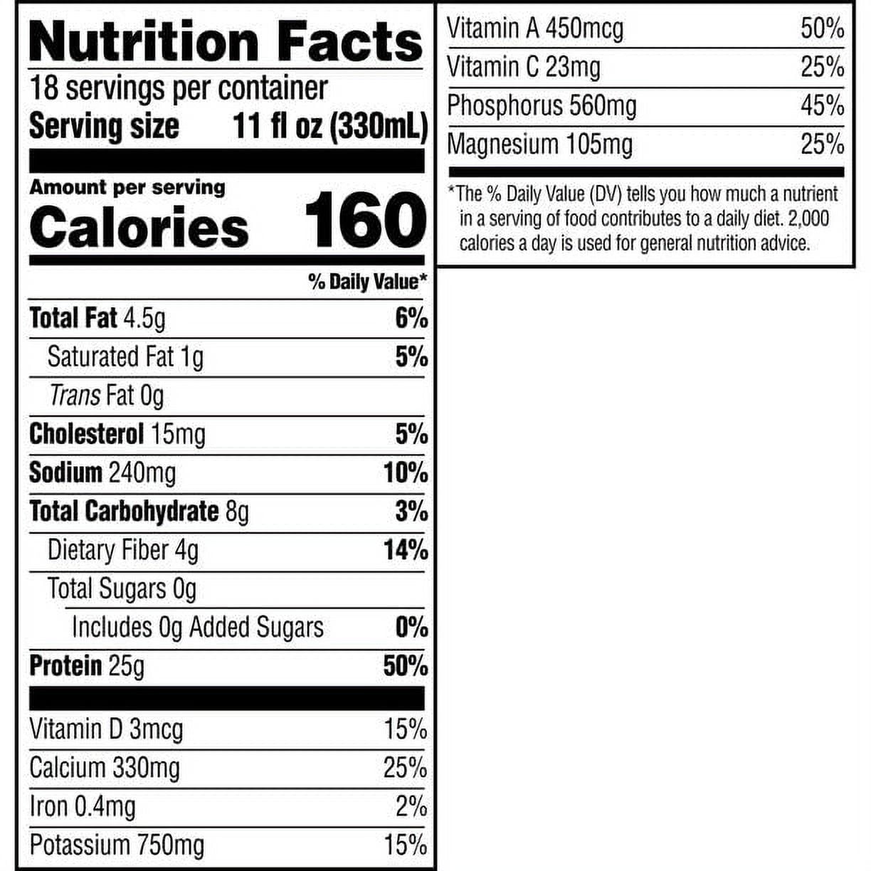 Muscle Milk Genuine Chocolate Non-Dairy Protein Shake ZERO 11 Fl Oz 18 Pack